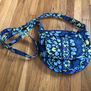 Vera Bradley Small Crossbody Bag Indigo Pop